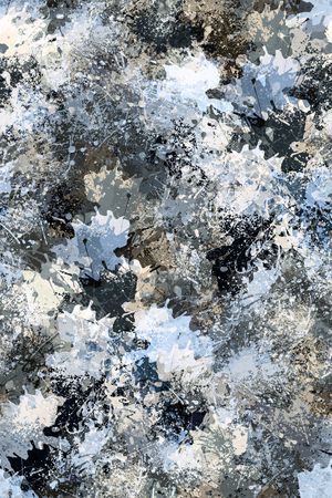 抽象男装印花华亿平台图片