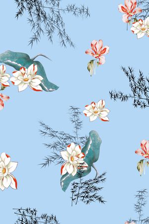 连衣裙印花华亿平台图片