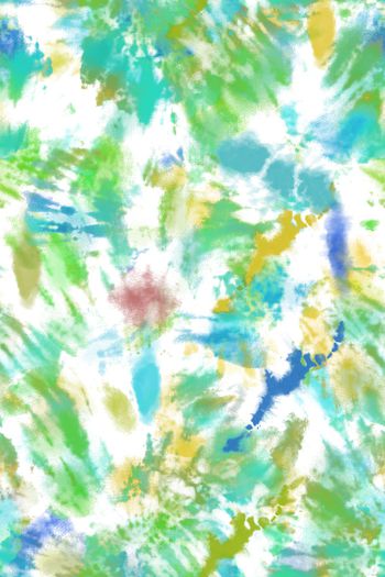 1395455-扎染03-配色绿色