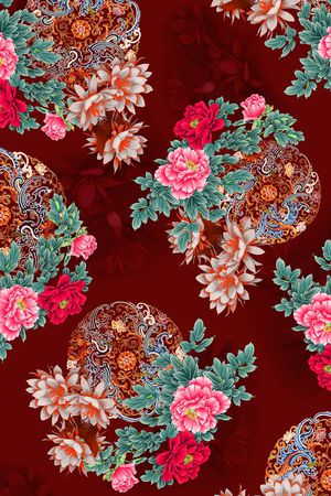 民族风印花华亿平台图片