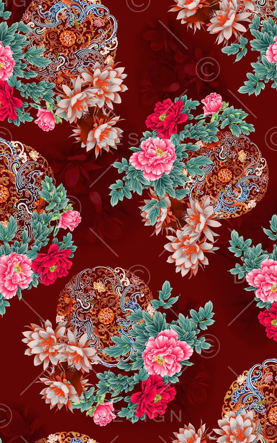 民族风印花华亿平台图片