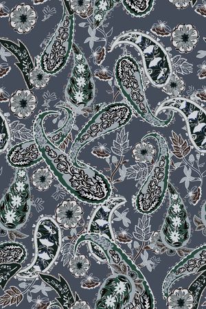 抽象花卉印花华亿平台图片