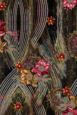 几何印花华亿平台图片