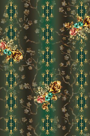 几何印花华亿平台图片