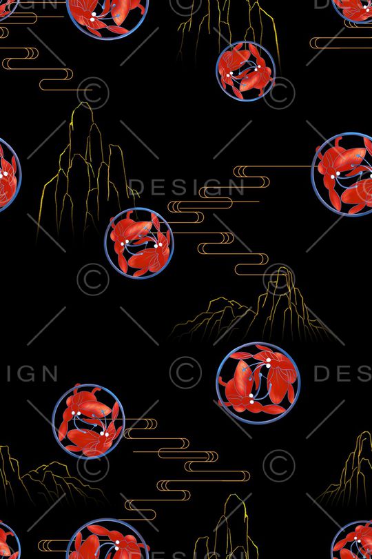 祥云印花华亿平台图片