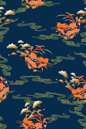 祥云印花华亿平台图片