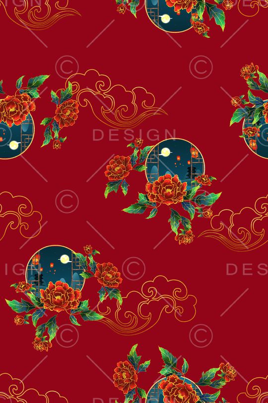 祥云印花华亿平台图片