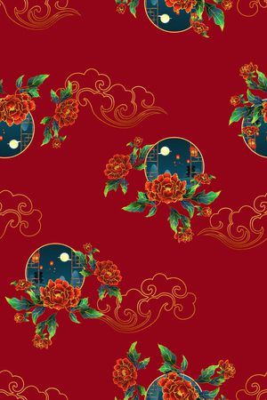 祥云印花华亿平台图片