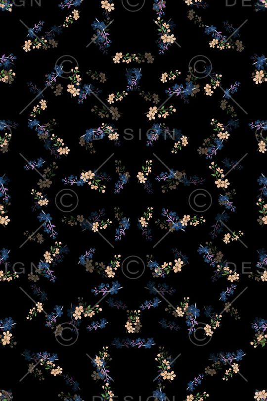 连衣裙印花华亿平台图片