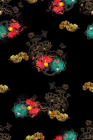 祥云印花华亿平台图片