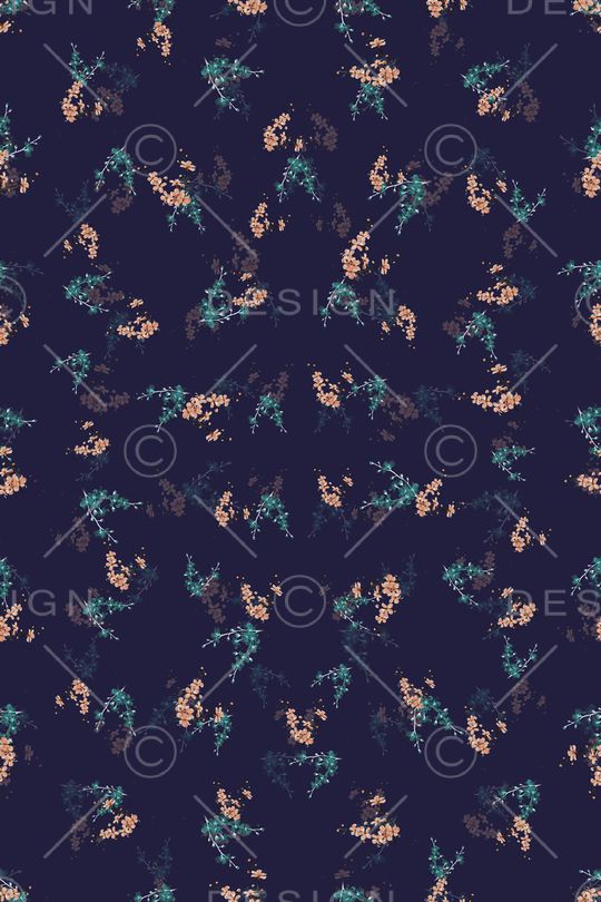 连衣裙印花华亿平台图片