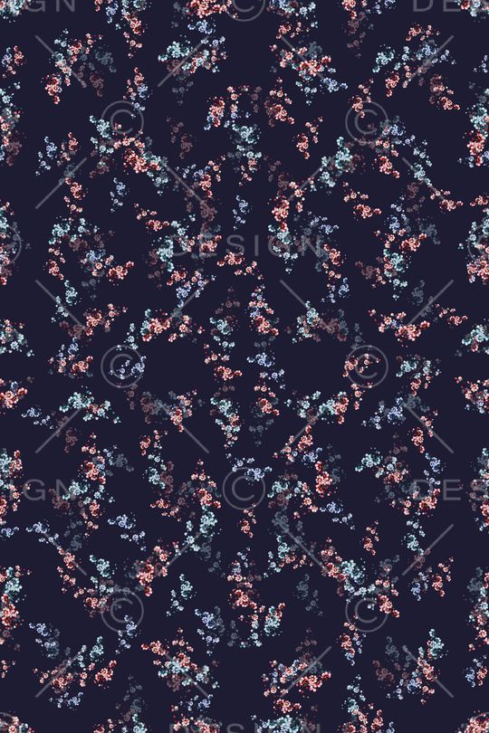 连衣裙印花华亿平台图片