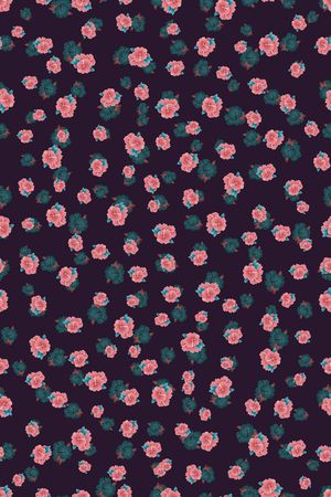 连衣裙印花华亿平台图片