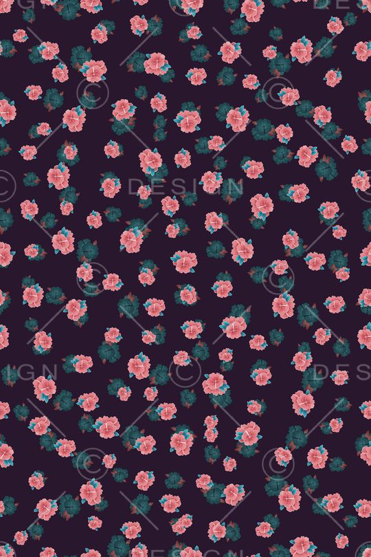 连衣裙印花华亿平台图片