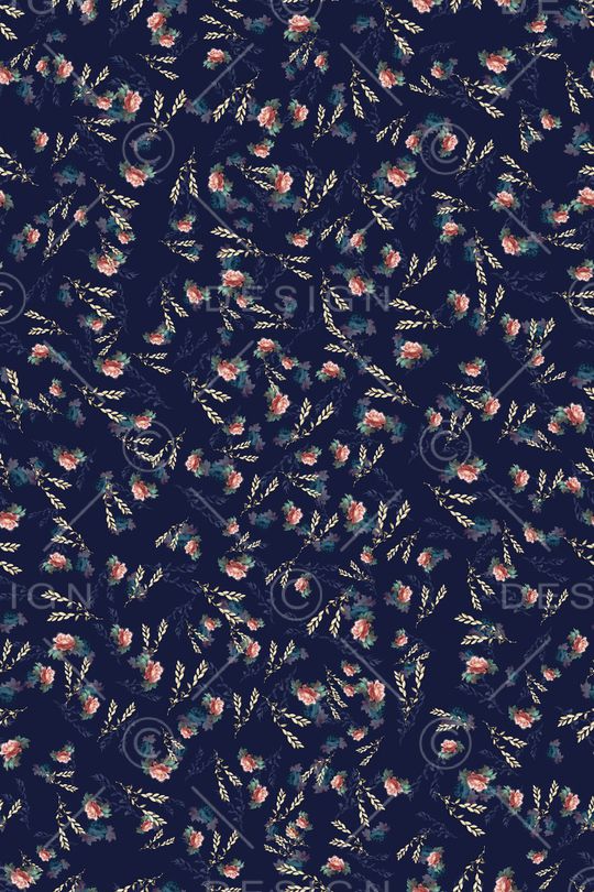 连衣裙印花华亿平台图片