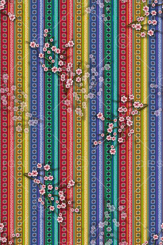 几何印花华亿平台图片