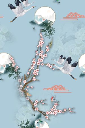 祥云印花华亿平台图片