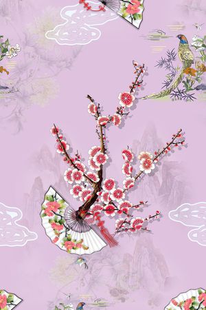 祥云印花华亿平台图片