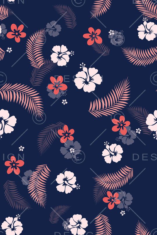 绿植树叶印花华亿平台图片