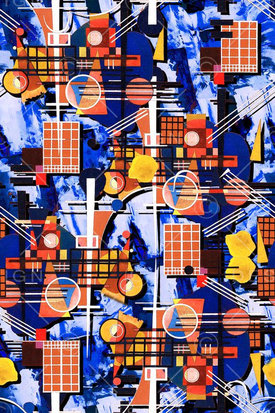 几何印花华亿平台图片