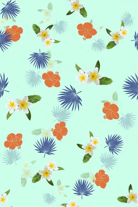 绿植树叶印花华亿平台图片