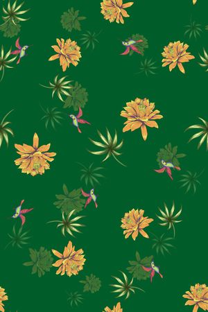 绿植树叶印花华亿平台图片