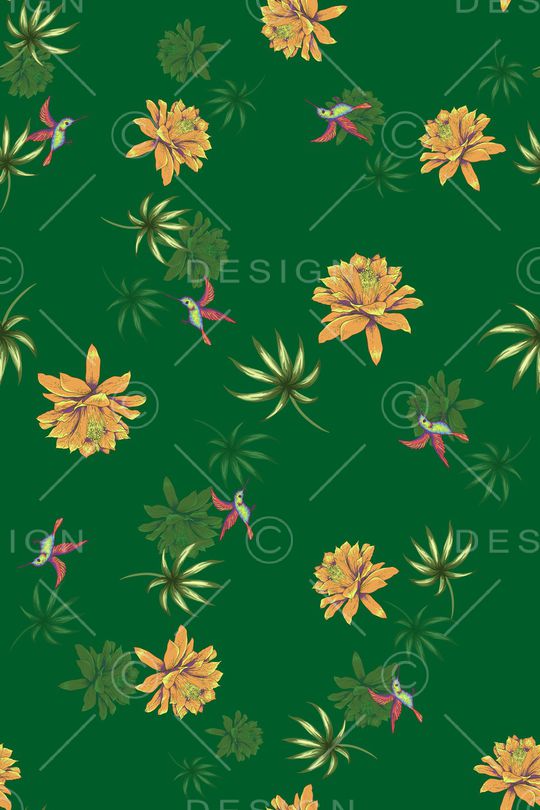 绿植树叶印花华亿平台图片