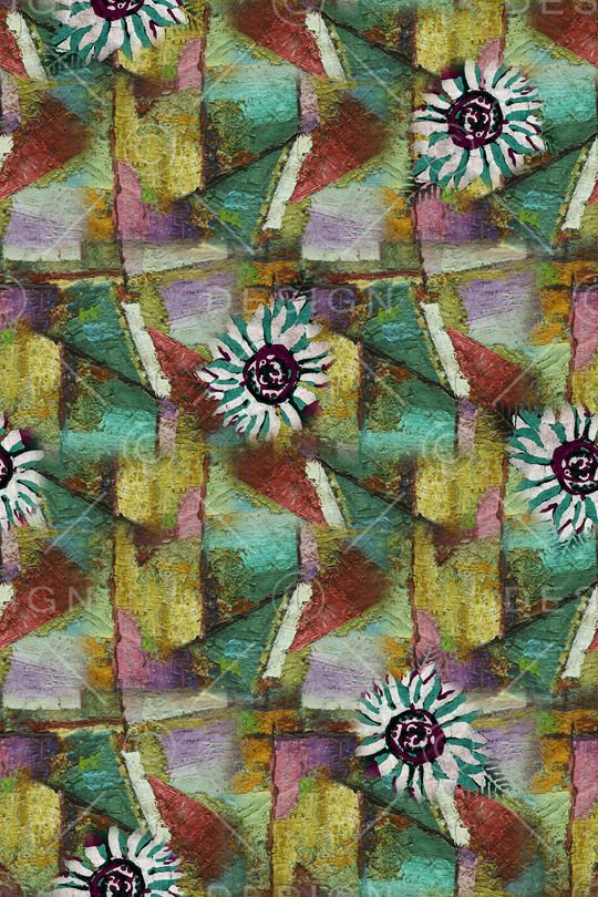 几何印花华亿平台图片