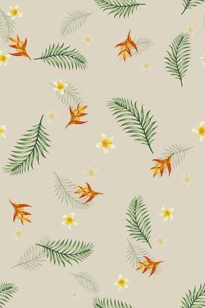 绿植树叶印花华亿平台图片