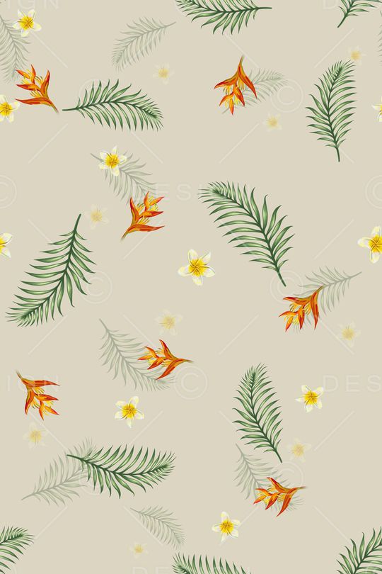 绿植树叶印花华亿平台图片