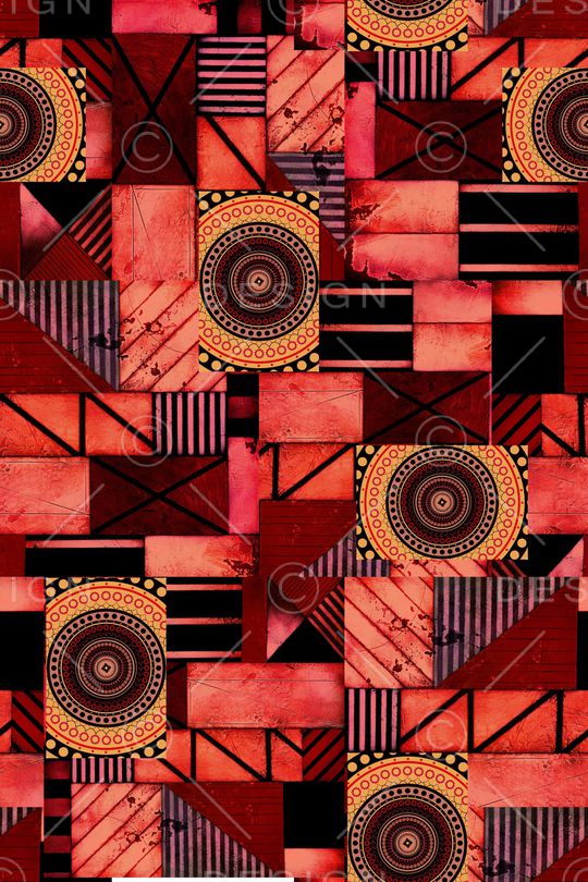 几何印花华亿平台图片