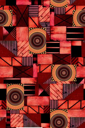 几何印花华亿平台图片