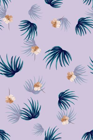 绿植树叶印花华亿平台图片