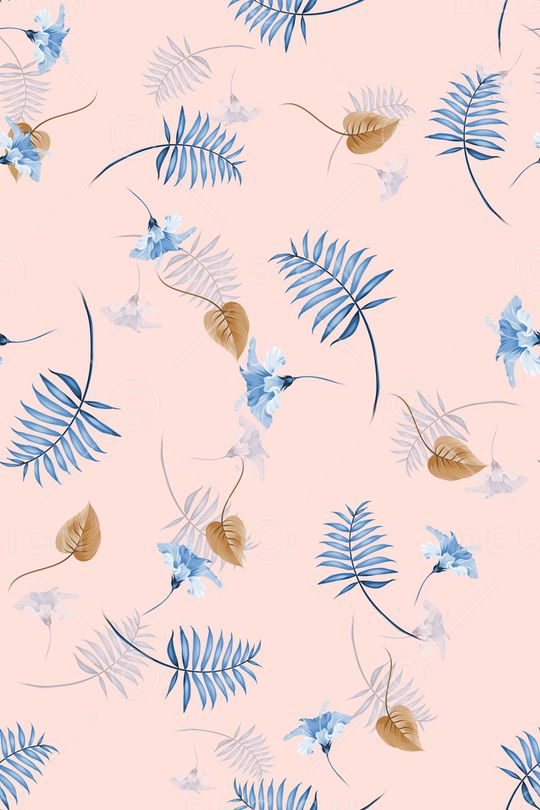 绿植树叶印花华亿平台图片