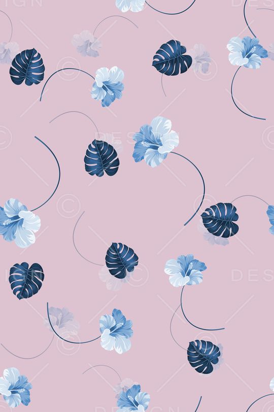 绿植树叶印花华亿平台图片