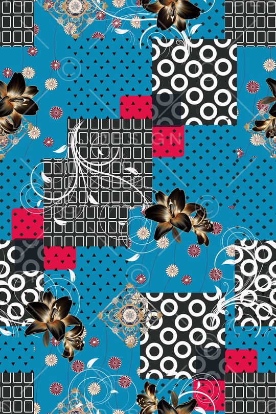 几何印花华亿平台图片