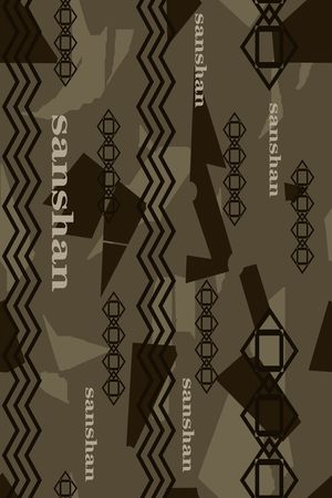 几何印花华亿平台图片