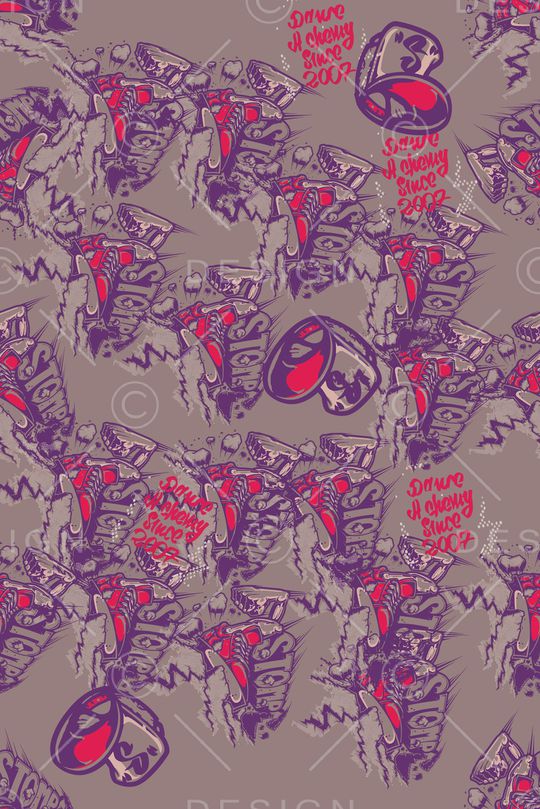 线条印花华亿平台图片