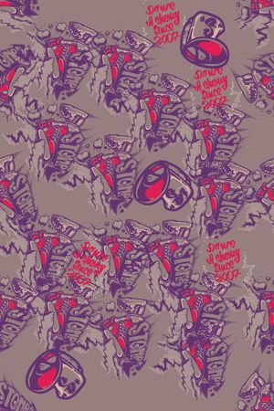 线条印花华亿平台图片