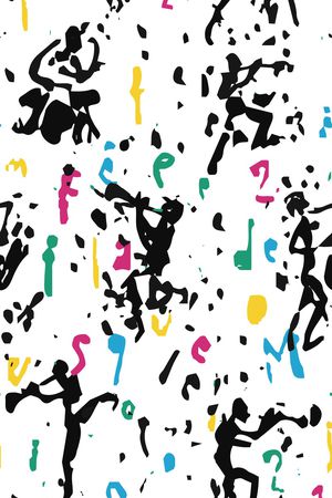 抽象印花华亿平台图片