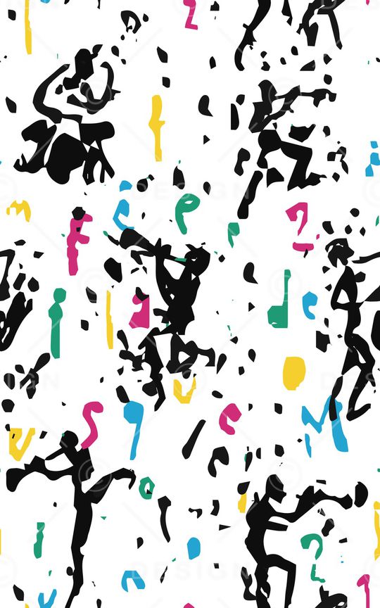 抽象印花华亿平台图片