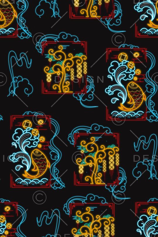 线条画印花华亿平台图片