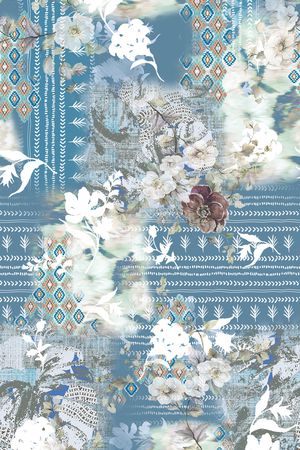 几何印花华亿平台图片