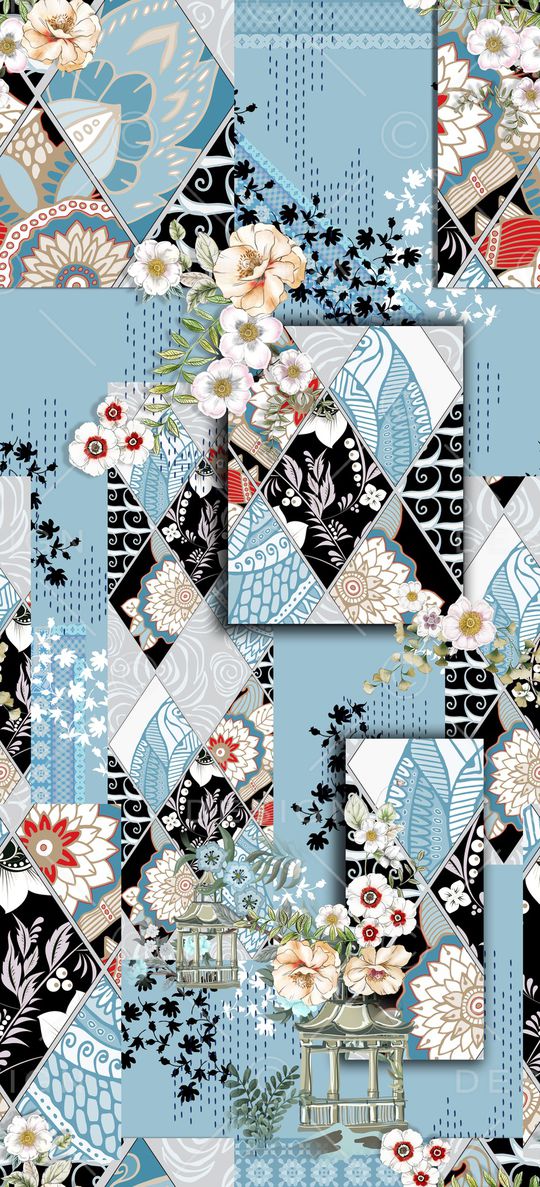 几何印花华亿平台图片