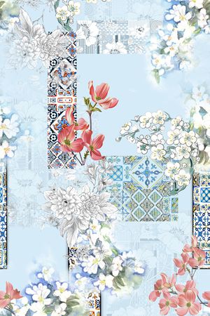 几何印花华亿平台图片