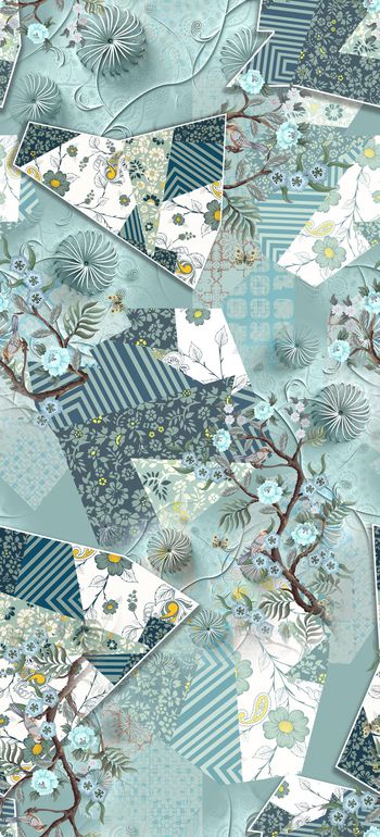 几何印花华亿平台图片