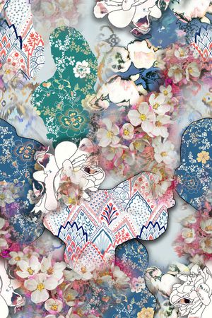 几何印花华亿平台图片