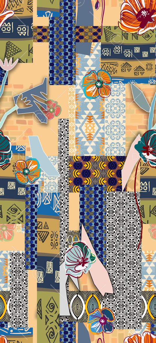 几何印花华亿平台图片