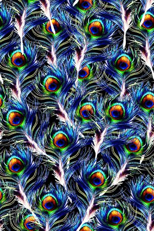 羽毛印花华亿平台图片