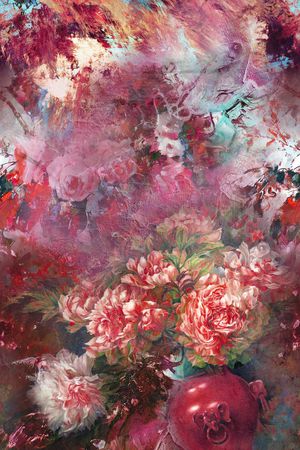 油画华亿平台印花华亿平台图片